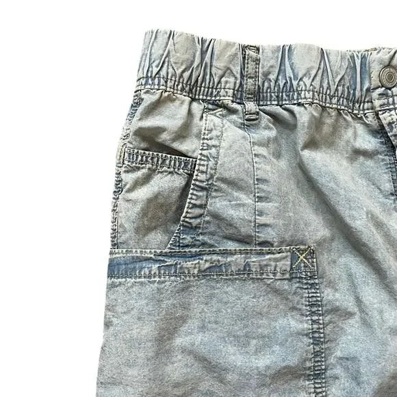 We the Free Shibuya Pull On Wide Leg Slouchy Smock Waist Jeans Size S Baggy Boho - Picture 4 of 8